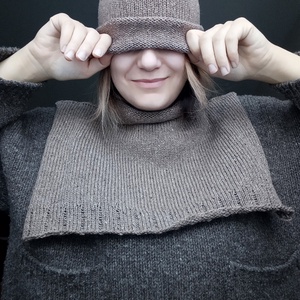 Kötött Tweedgallér és sapka / Grizzly - ruha & divat - sál, sapka, kendő - sál - Meska.hu Kötött Tweedgallér és sapka / Grizzly - ruha & divat - sál, sapka, kendő - sál - Meska.hu