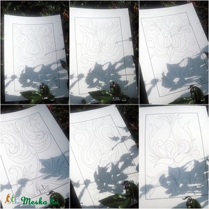 Szeretet Lángok - nyomtatható színező -  - Meska.hu