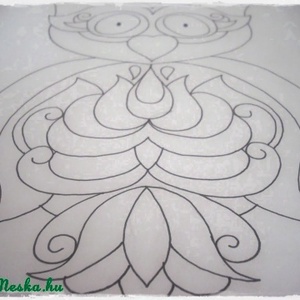 Baglyos színező - nyomtatható PDF -  - Meska.hu