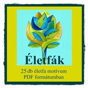 Életfák - nyomtatható színező sablon , Művészet, Grafika & Illusztráció, Digitális, Fotó, grafika, rajz, illusztráció, Meska