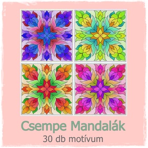 Csempe Mandalák - nyomtatható színező sablon  -  - Meska.hu