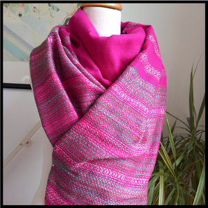 Fukszia kendő, Ruha & Divat, Sál, Sapka, Kendő, Kendő, Szövés, MESKA