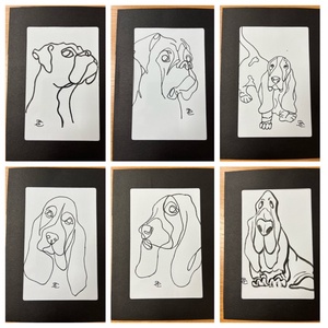 Vonalrajz A5-ös papír keretben, Művészet, Grafika & Illusztráció, Építészeti rajzok, , MESKA