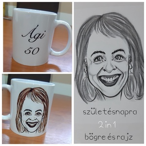 Grafikával és felirattal ellátott bögre - otthon & életmód - konyhafelszerelés, tálalás - tálalás - bögre & csésze - Meska.hu