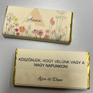 Ehető ültető kártya, egyben esküvői köszönő ajándék, 2in1 - Meska.hu