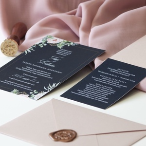 Esküvői meghívó  kétoldalas - esküvő - meghívó & kártya - meghívó - Meska.hu