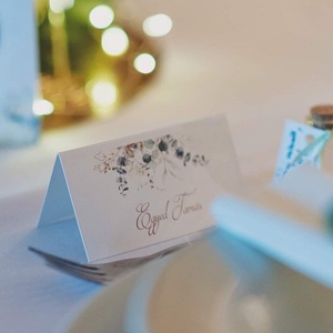 Esküvői ültetőkártya, Esküvő, Meghívó & Kártya, Ültetési rend, Fotó, grafika, rajz, illusztráció, Papírművészet, Meska