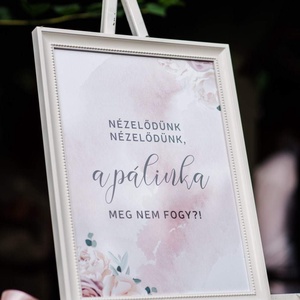 Esküvői pálinka poszter, Esküvő, Meghívó & Kártya, Ültetési rend, Fotó, grafika, rajz, illusztráció, Papírművészet, Meska