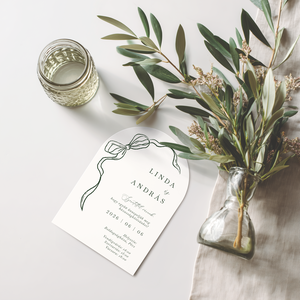 Bowie esküvői meghívó - Meska.hu