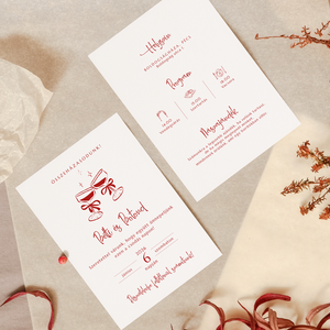 Paris esküvői meghívó, Esküvő, Meghívó & Kártya, Meghívó, Fotó, grafika, rajz, illusztráció, Papírművészet, MESKA