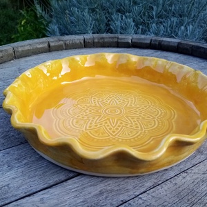 Pitesütő mandala mintával - otthon & életmód - konyhafelszerelés, tálalás - sütés, főzés - sütő- és főzőedény - pitesütő forma - Meska.hu