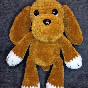 Horgolt kutya amigurumi - játék & sport - plüssállat & játékfigura - kutya - Meska.hu