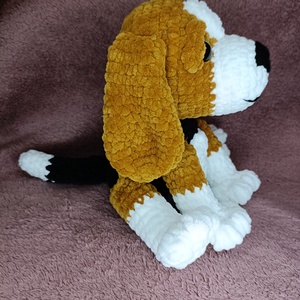 Horgolt Beagle kutyus - játék & sport - plüssállat & játékfigura - kutya - Meska.hu