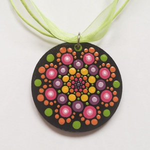 Tavasz mandala nyaklánc - Meska.hu