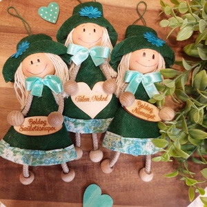 Ajándékkísérő nyárkislányok, Otthon & Életmód, Dekoráció, Dísztárgy, Varrás, Mindenmás, MESKA