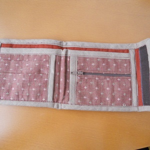 textil péntárca - táska & tok - pénztárca & más tok - pénztárca - Meska.hu