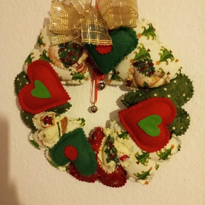 KARÁCSONYI AJTÓDÍSZ - Meska.hu