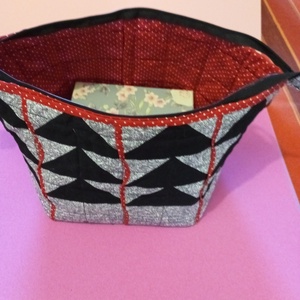 Neszesszer, Otthon & Életmód, Fürdőszoba, Fürdőszobai tároló, Patchwork, foltvarrás, MESKA