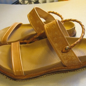 Birkenstock betéttel készült bőr szandál -  - Meska.hu