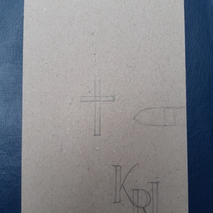 Bibliatok monogrammal és kereszttel - Meska.hu