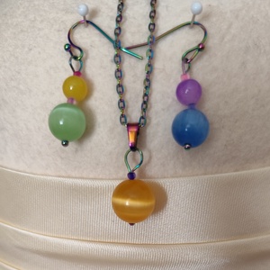 Szivárvány, Ékszer, Ékszerszett, Ékszerkészítés, MESKA