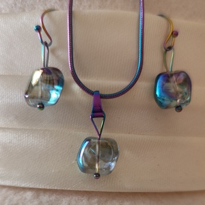 Kék szivrvny, Ékszer, Ékszerszett, Ékszerkészítés, MESKA