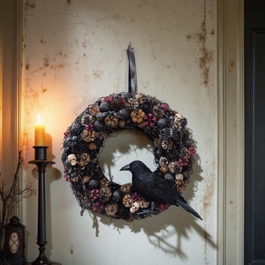 Halloweeni ajtódísz - Meska.hu
