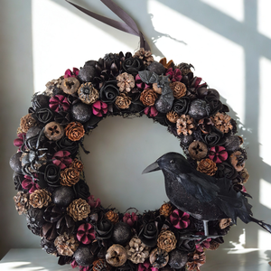 Halloweeni ajtódísz - Meska.hu