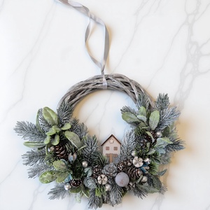 Havas karácsonyi ajtódísz - Meska.hu