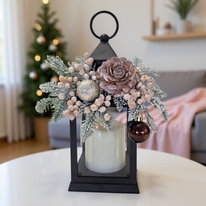 Elegáns téli LED lámpás dekoráció - Meska.hu