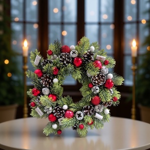 A karácsony varázsa - Klasszikus piros-arany karácsonyi dísz - Meska.hu