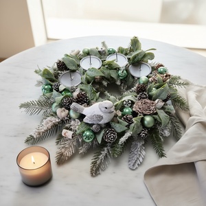 Kismadaras téli asztaldísz � prémium, részletgazdag KENDEKOR dekoráció - Meska.hu