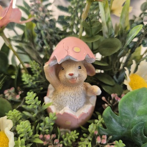 Húsvéti asztaldísz nyuszival � tavaszi KENDEKOR dekoráció dobozban - ünnepi díszek, dekorációk - húsvéti díszek és dekorációk - húsvéti asztaldíszek - Meska.hu