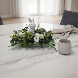 Húsvéti asztaldísz nyuszival � tavaszi KENDEKOR dekoráció fadobozban, Ünnepi díszek, dekorációk, Húsvéti díszek és dekorációk, Húsvéti asztaldíszek, , MESKA