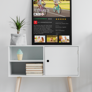 LOVEFLIX POSZTER - A Ti filmetek (poszter, netflix stílusban) - otthon & életmód - dekoráció - kép & falikép - poszter - Meska.hu