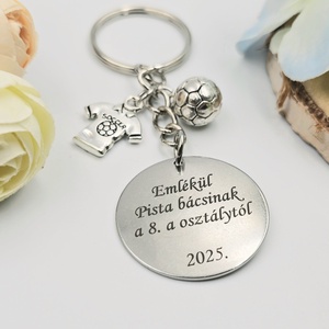 Ajándék testneveléstanároknak ballagásra, pedagógusnapra, tanév végére - Gravírozott szöveges ballagási kulcstartó 2. - táska & tok - kulcstartó & táskadísz - kulcstartó - Meska.hu