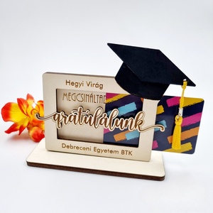 Ballagási ajándék - Gravírozott pénzátadó / ajándékkártya átadó - otthon & életmód - papír, írószer - ajándékozás kellékei - pénzátadó doboz - Meska.hu