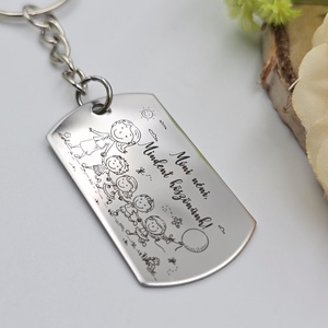 Ajándék óvó néninek tanév végére, pedagógusnapra - Kulcstartó óvó néninek, dajka néninek saját, személyes névvel - táska & tok - kulcstartó & táskadísz - kulcstartó - Meska.hu