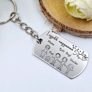 Nagymamának ajándék, Összetartozunk - unokás kulcstartó - táska & tok - kulcstartó & táskadísz - kulcstartó - Meska.hu