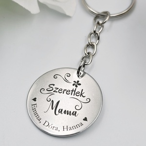 Ajándék nagymamának, Szeretlek Mama! kulcstartó. Anyák napi ajándék - táska & tok - kulcstartó & táskadísz - kulcstartó - Meska.hu