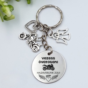 Kulcstartó motoros jogosítványszerzőknek / első motor tulajdonosoknak - Meska.hu