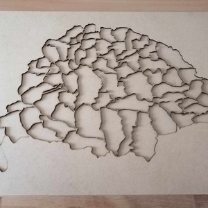 Nagy Magyarország falikép - otthon & életmód - dekoráció - fali és függő dekoráció - térkép - Meska.hu