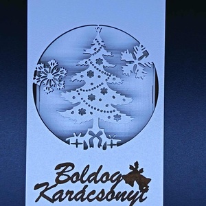 Karácsonyi pénzátadó, Karácsony, Karácsonyi ajándékozás, Karácsonyi ajándékcsomagolás, Famegmunkálás, MESKA