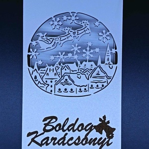 Karácsonyi pénzátadó, Karácsony, Karácsonyi ajándékozás, Karácsonyi ajándékcsomagolás, Famegmunkálás, Ha karácsonyra gyermekednek,unokádnak készpénzt szeretnél ajándékozni ebben a lézervágott,gravírozo..., MESKA
