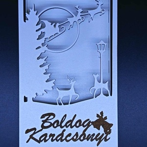 Karácsonyi pénzátadó, Karácsony, Karácsonyi ajándékozás, Karácsonyi ajándékcsomagolás, Famegmunkálás, MESKA