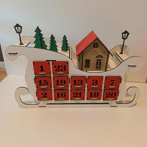 Adventi naptár - karácsony - adventi díszek - adventi naptár - Meska.hu
