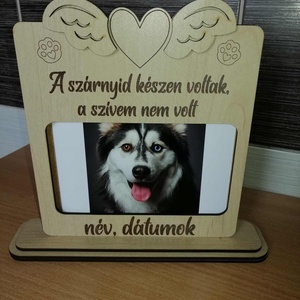 Kisállat emlék fotókeret, , Famegmunkálás, MESKA