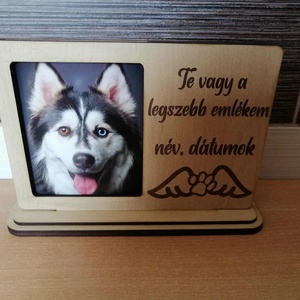 Kisállat emlék fotókeret - Meska.hu