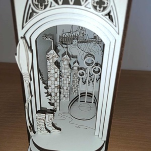 Harry Potter  quidditch könyvtámasz (könyv kuckó) - otthon & életmód - dekoráció - asztal és polc dekoráció - könyvtámasz - Meska.hu