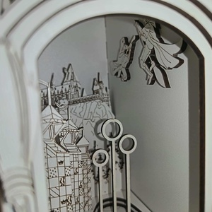 Harry Potter  quidditch könyvtámasz (könyv kuckó) - otthon & életmód - dekoráció - asztal és polc dekoráció - könyvtámasz - Meska.hu